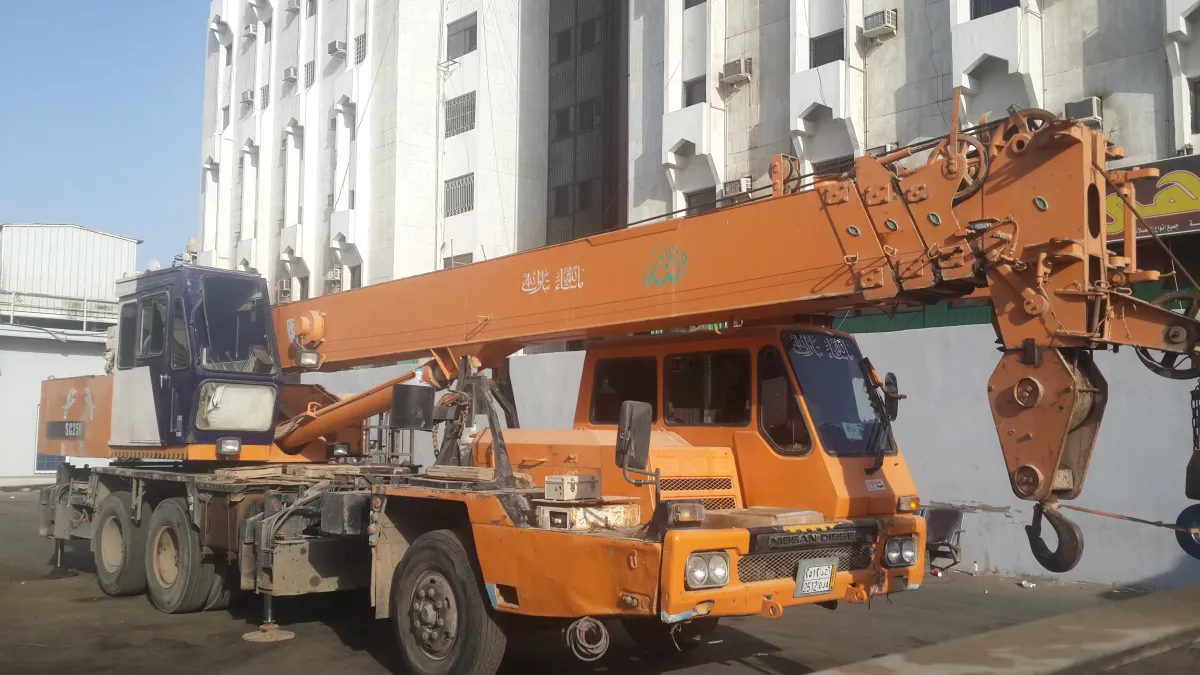 كرين 25 طن — سامسونج · SC25H · 1995 · برتقالي · MC-25-4 — صورة 5 من 6
