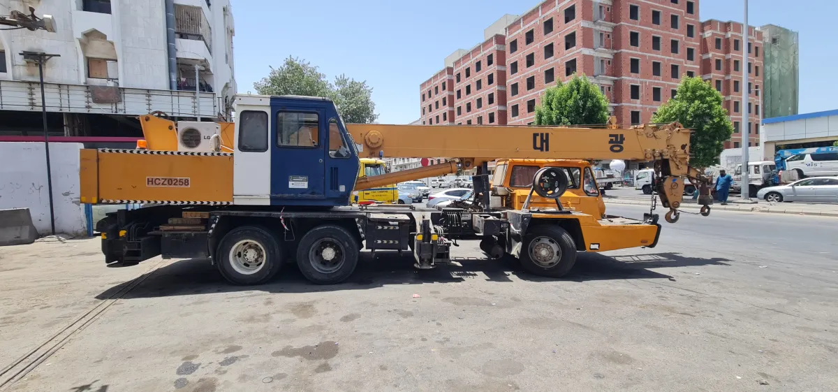 كرين 25 طن — سامسونج · SC25H-2 · 1996 · برتقالي
