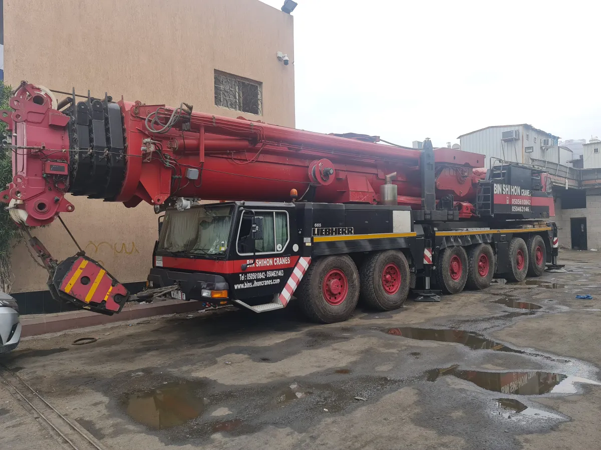 كرين 300 طن — ليهر · LTM 1300 · 2000 · احمر