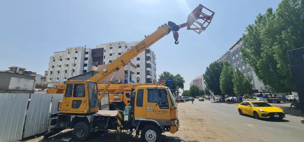 كرين 7 طن — هينو · TS-75M · 1991 · اصفر — صورة 4 من 6