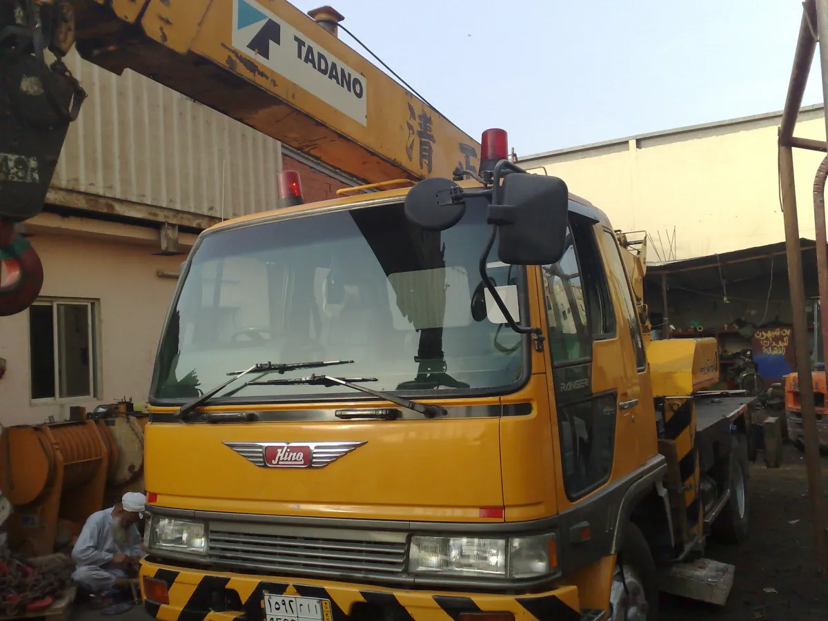 كرين 7 طن — هينو · TS-75M · 1991 · اصفر — صورة 6 من 6